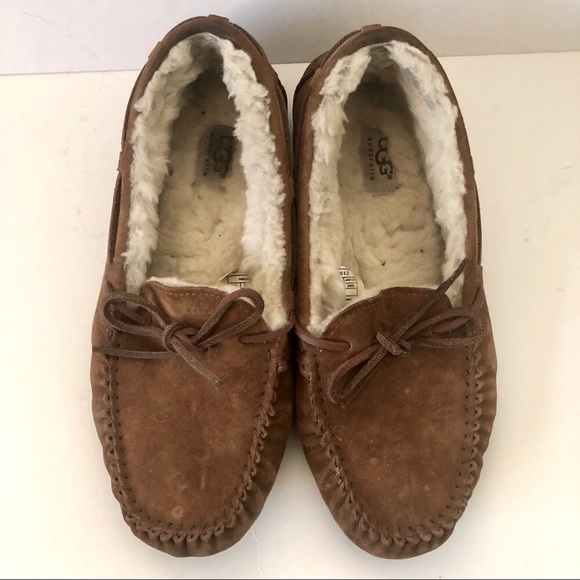 UGG Suede Moccasin Slippers - Picture 1 of 15